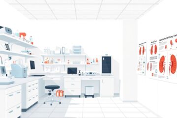 Een laboratorium dat onderzoek doet naar behandelingen voor spierpijn bij nierbeschadiging.